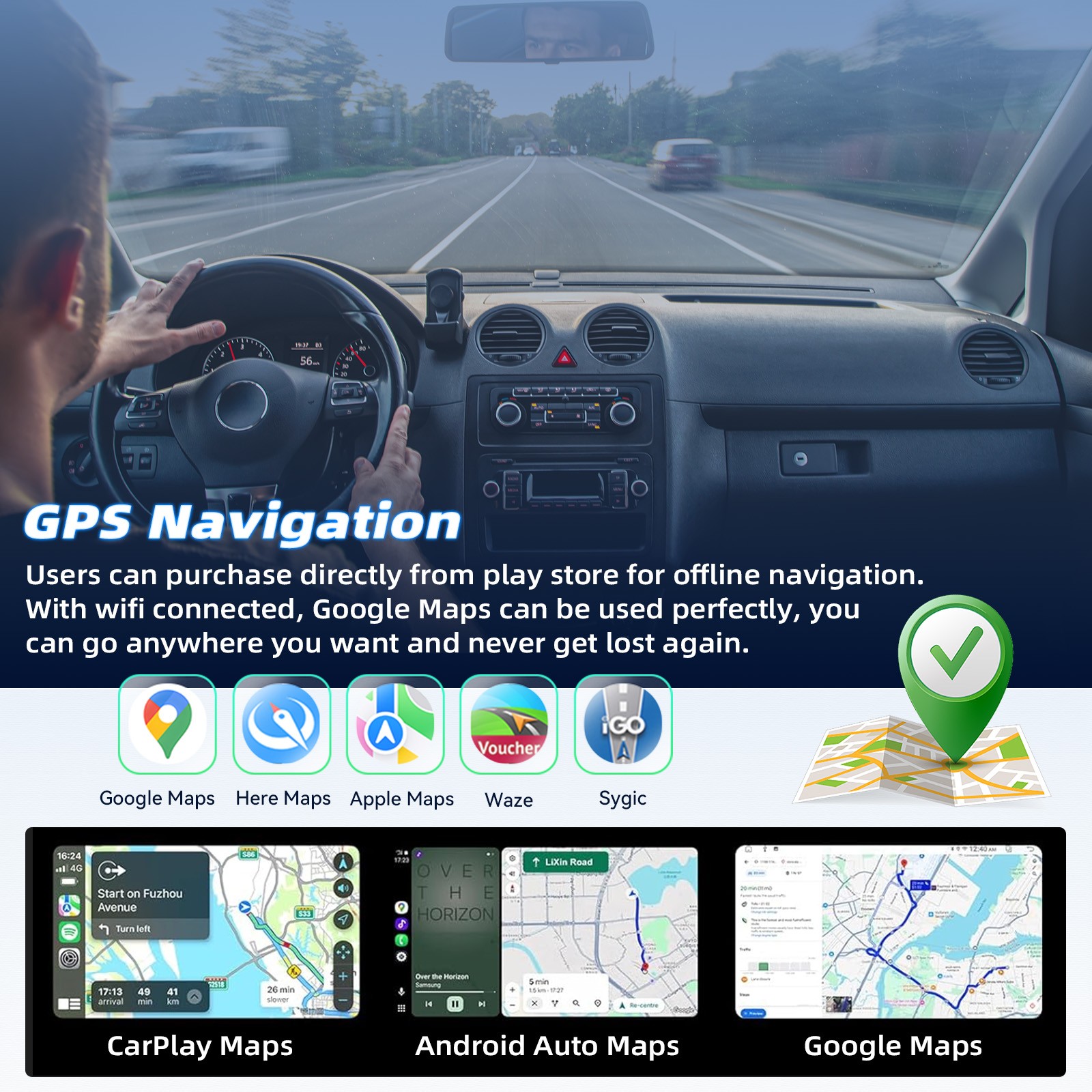 10″ For 2000-2006 Toyota Tundra Android 15 Carplay Car Stereo Radio GPS 4+64GB