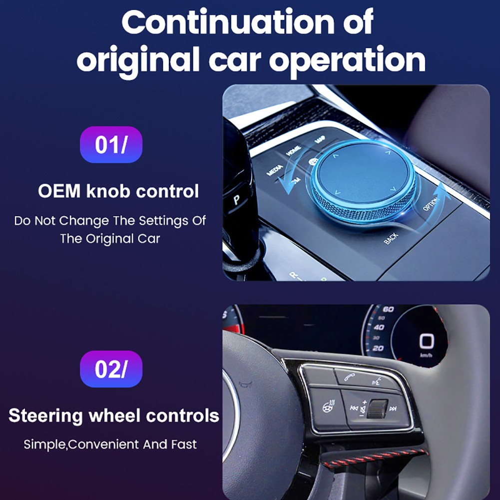 Carlinkit 5.0 Wireless Carplay Android Auto Box Multimedia Video Player Adapter