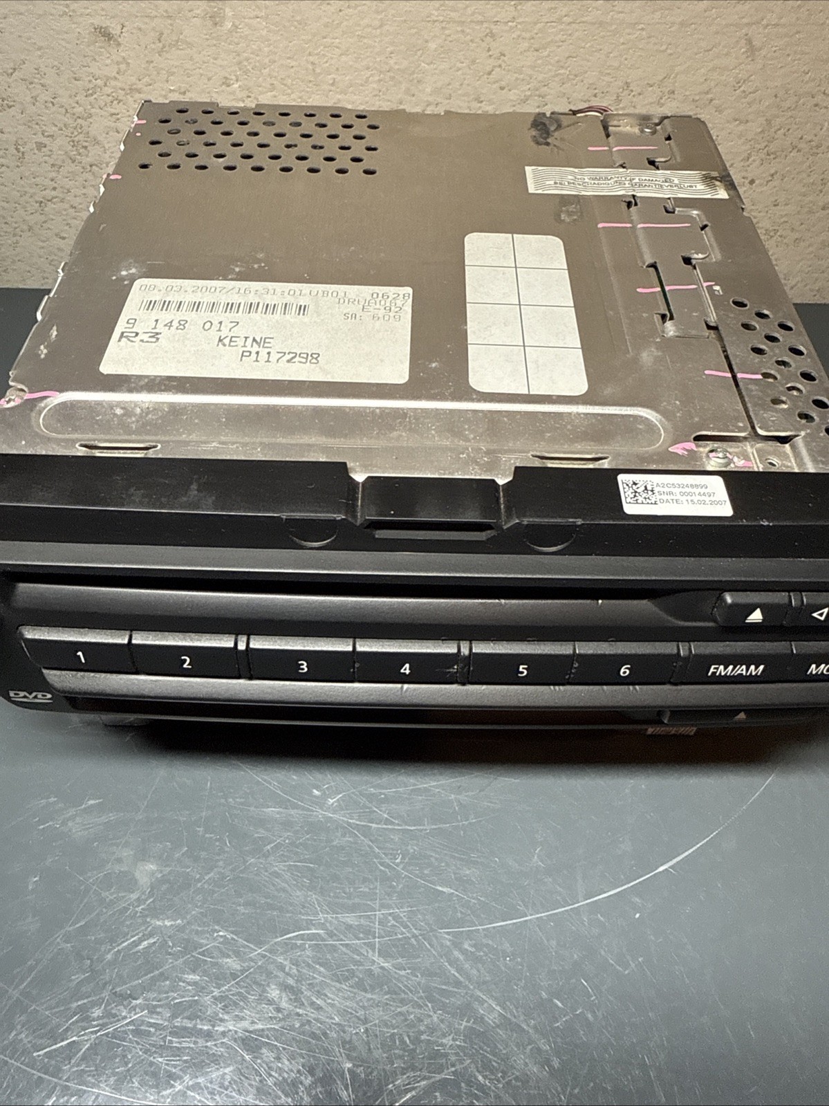 07-08 BMW E90 E91 E93 528 535i Radio Navigation CD DVD CCC Player 65839148017-01