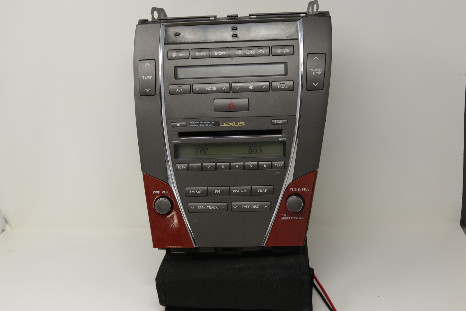 2007-2009 Lexus ES350 Radio CD Player Climate Control OEM 86120-33720 TESTED