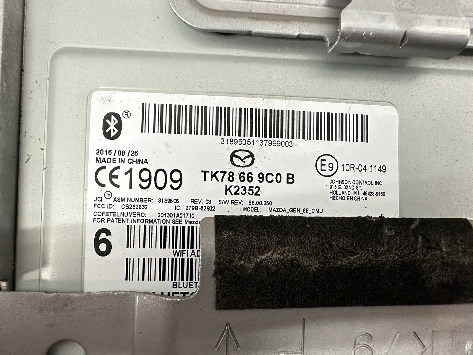 🏆 2014 2020 Mazda CX-9 CX9 3 Radio Receiver Module TK78669C0B OEM TK78 9C0 B