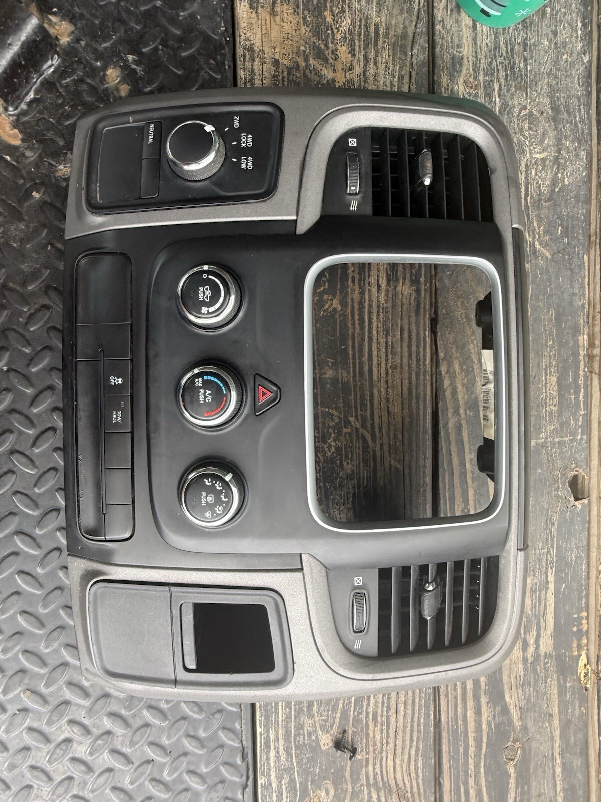 2014-2019 Dodge Ram Complete Radio Bezel With Controls And Complete Boss Radio