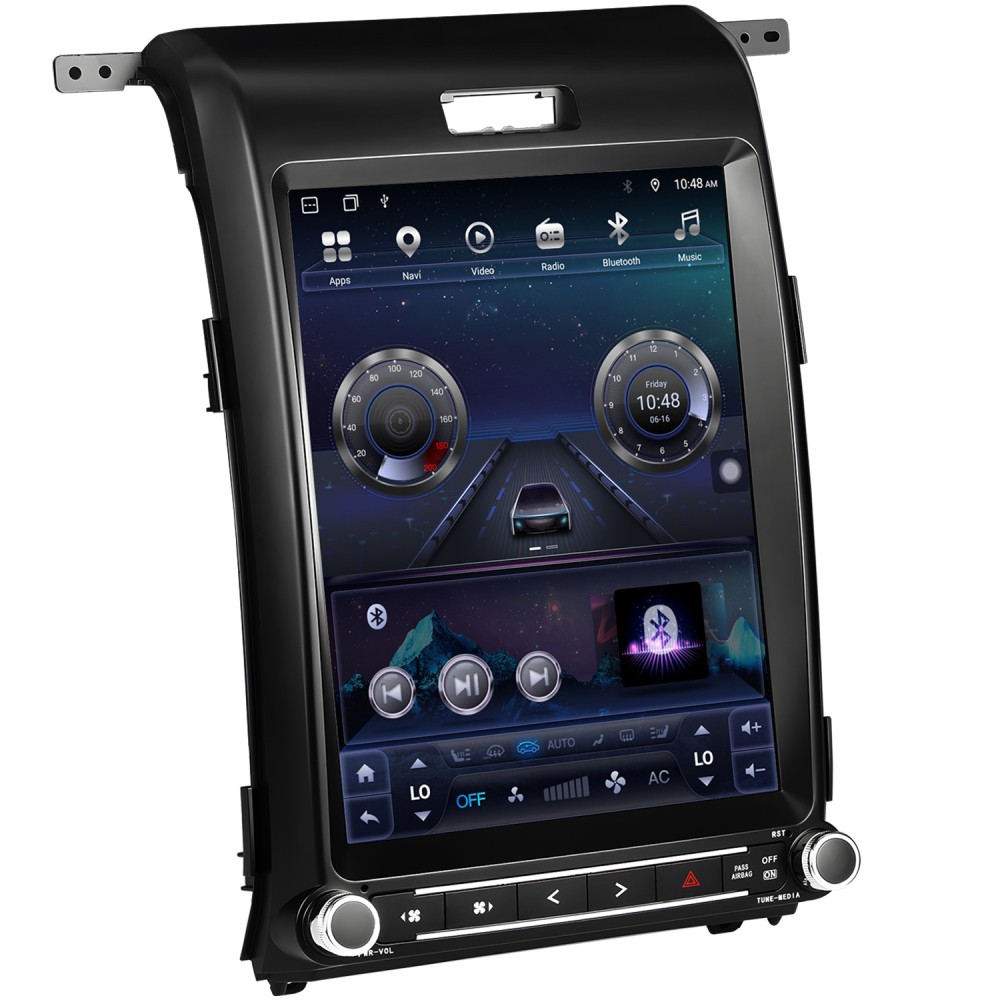 For Ford F150 2013 2014 12.1″ Android 13 Apple CarPlay Radio Stereo GPS 6+128GB