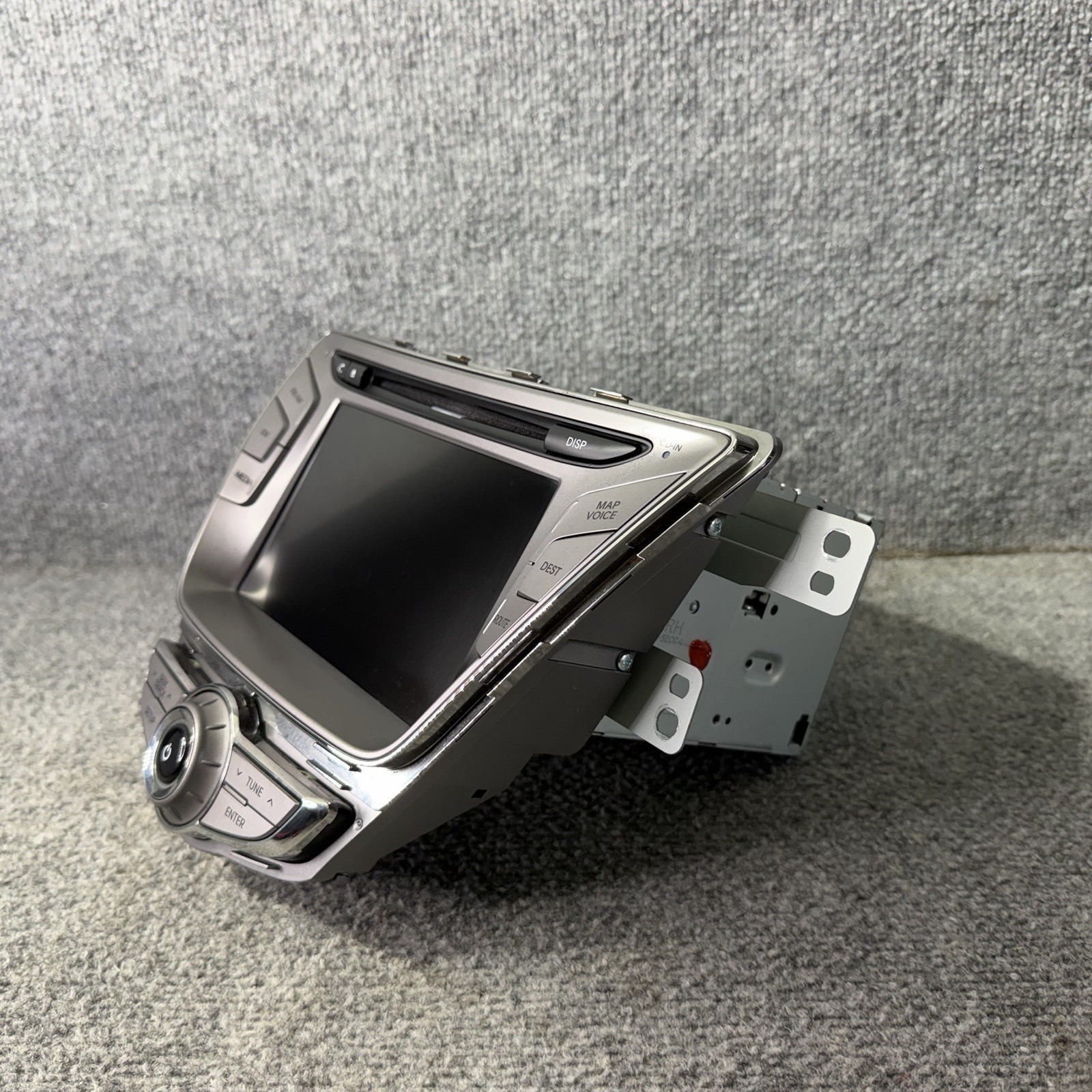 2011-13 HYUNDAI ELANTRA RADIO CD GPS NAVIGATION UNIT OEM SILVER 96560-3X150RA5