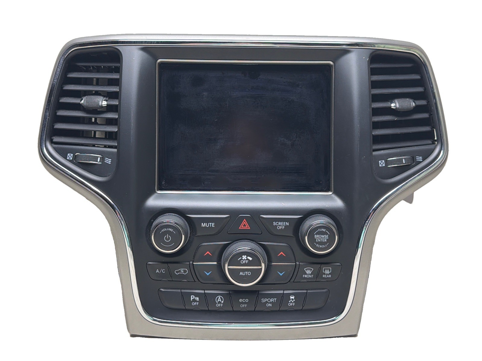 *14-18 JEEP GRAND CHEROKEE VP4 Media Radio Ctr. w/LCD SCREEN 68306656AM OEM L316