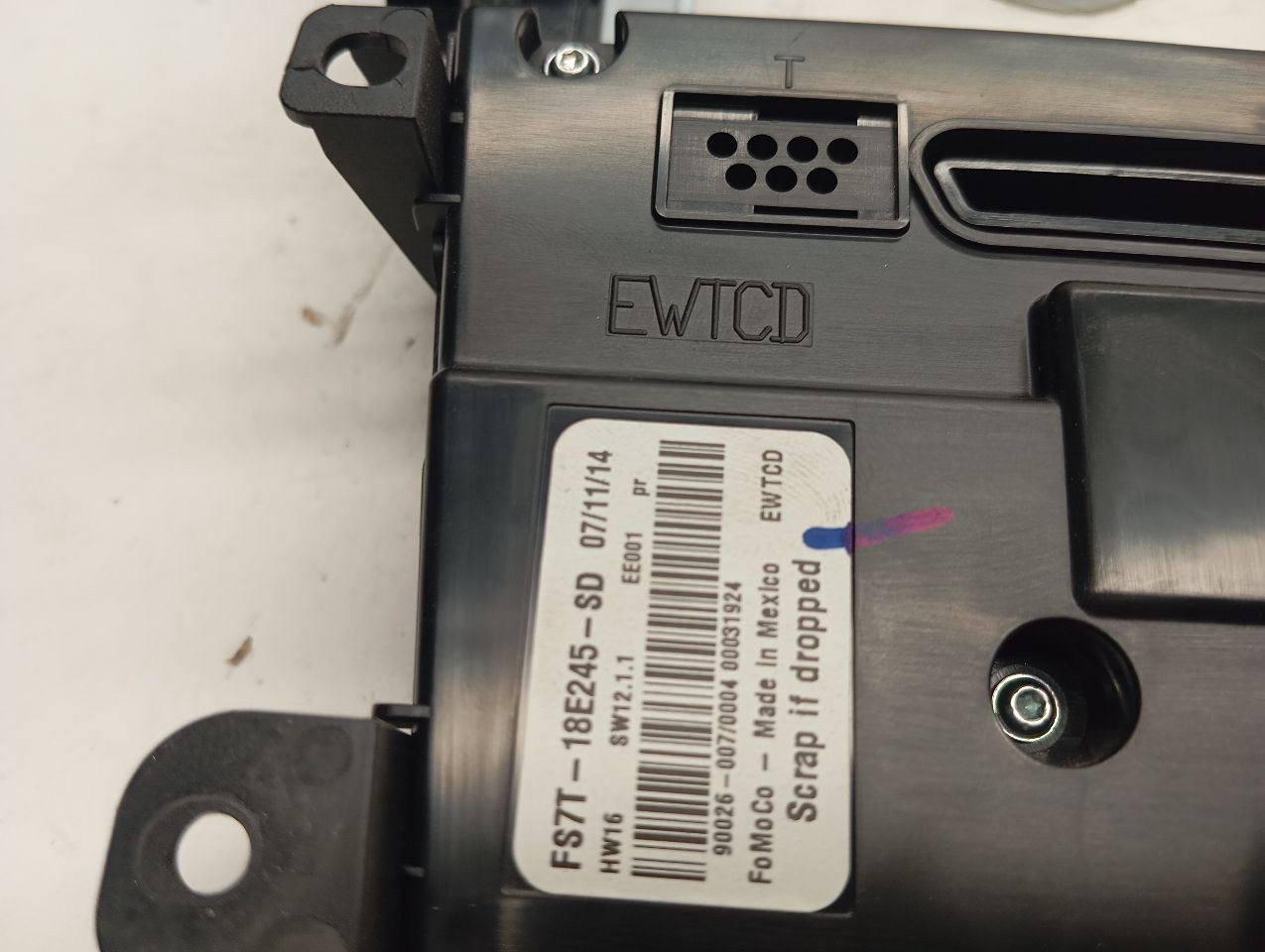 Audio Equipment Radio Control Panel Fits 15 FUSION 3942142