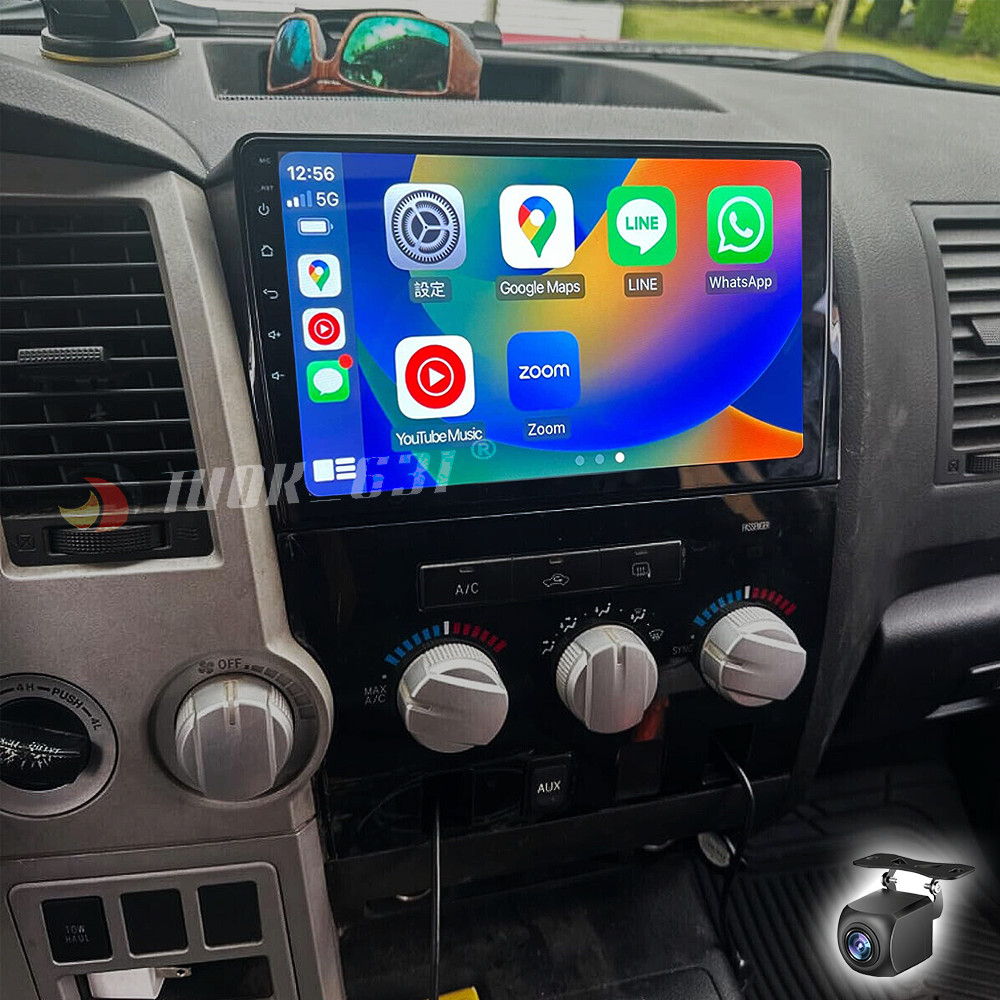 Navi GPS Car Radio Stereo Carplay For 2007-2013 Toyota Tundra Sequoia 4+64G 10in