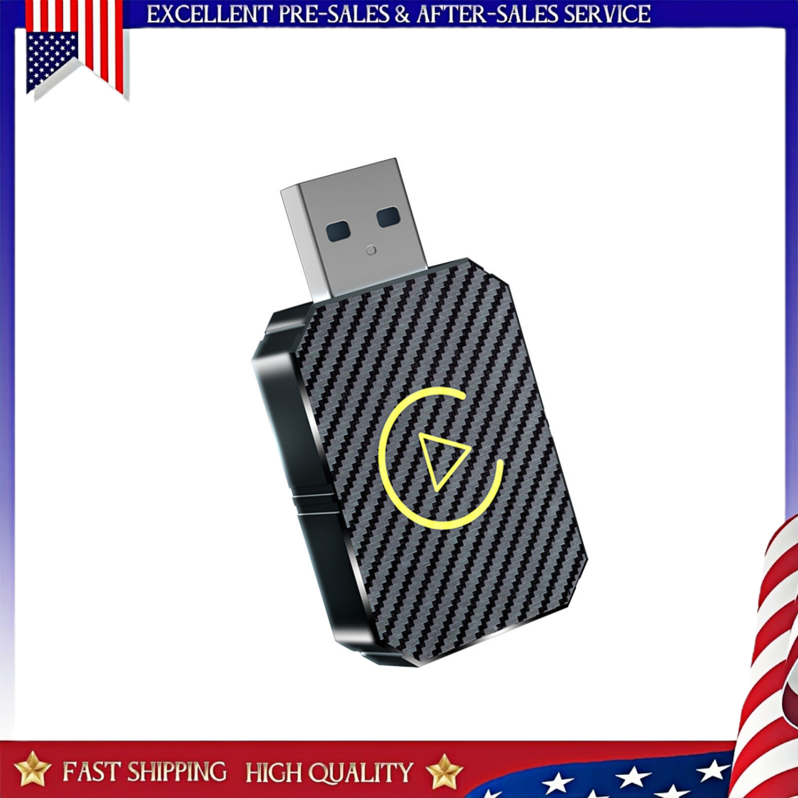 Wireless CarPlay Adapter USB Dongle for iPhone Apple Plug & Play