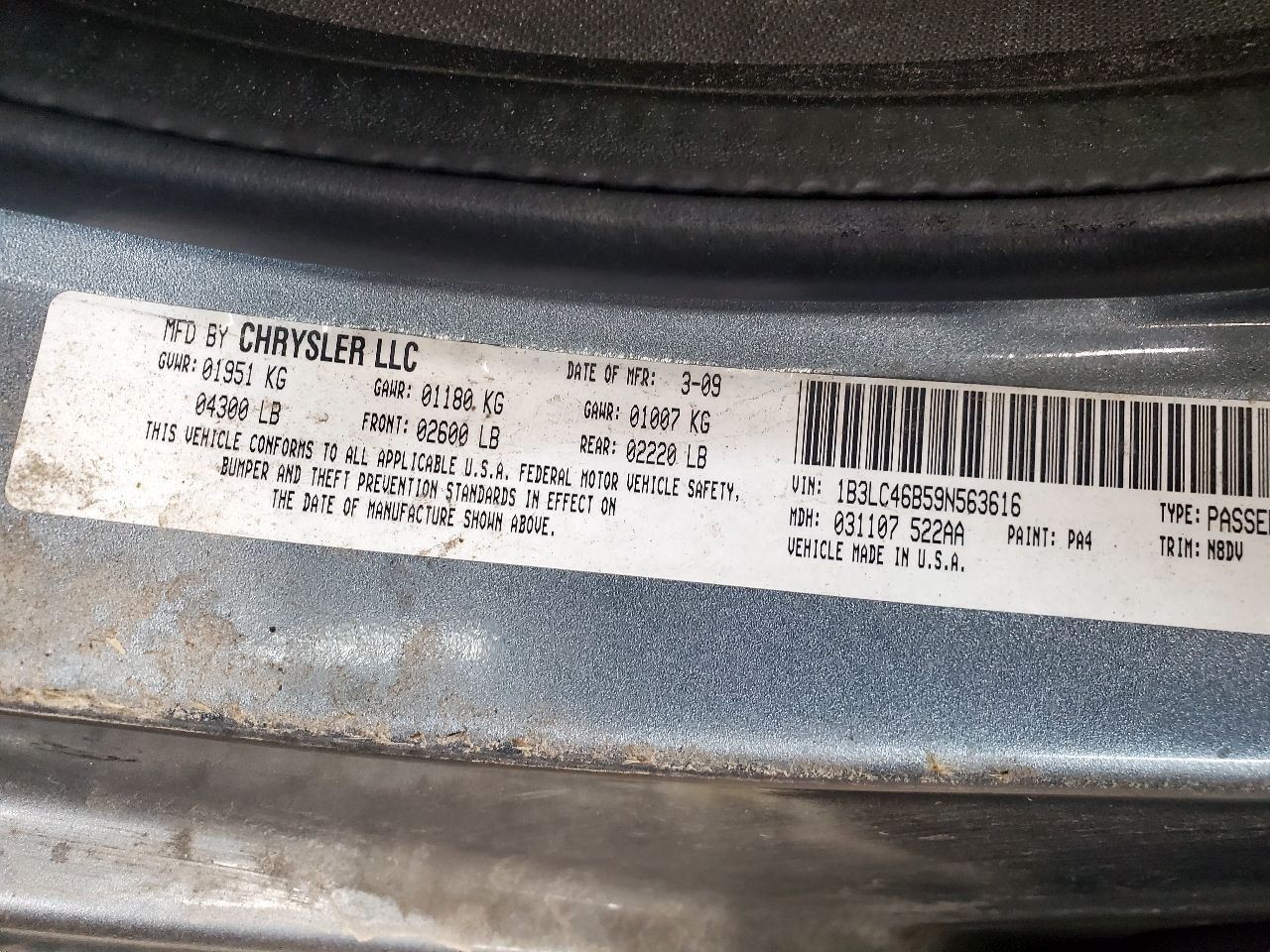 Audio Radio Display And Receiver Radio ID RES Fits 08-10 300 1772167
