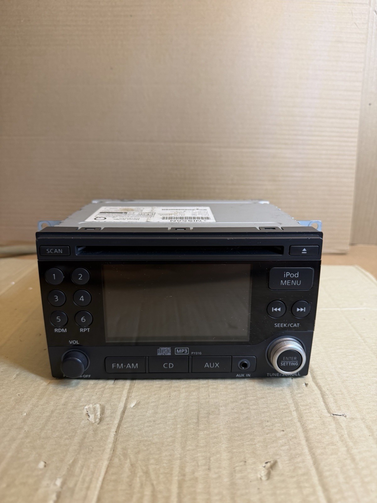 2011-2012 Nissan Rogue Am Fm CD Player Radio With Wires Stereo 28185-1VK0A OEM