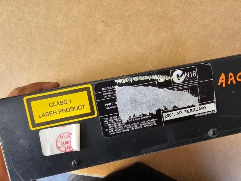 USED 01 XK8 TRUNK MOUNTED CD CHANGER AS SHOWN SHIPPED