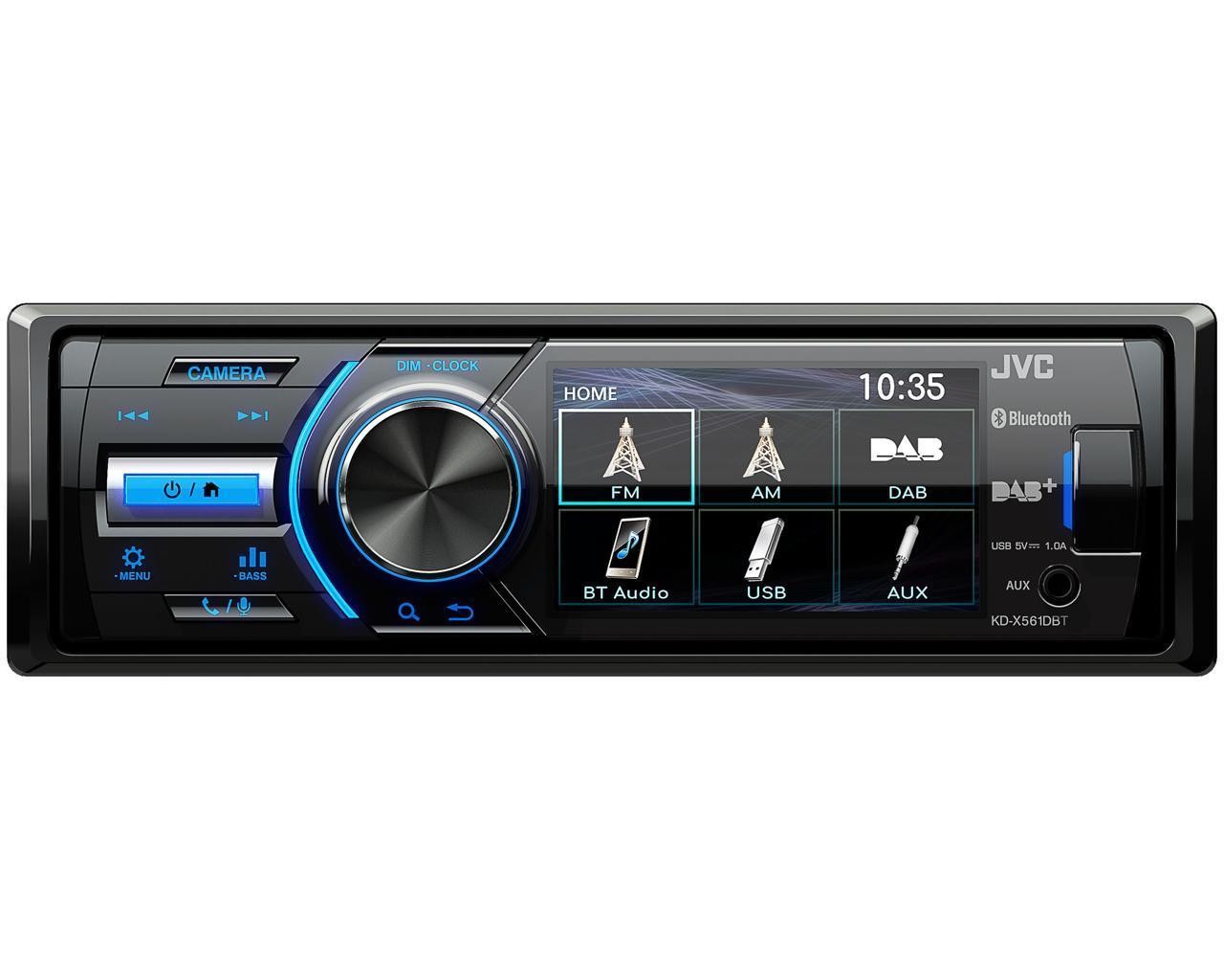 JVC KD-X561DBT Radio DAB+ Bluetooth With Fitting Kit For Land Rover Freelander