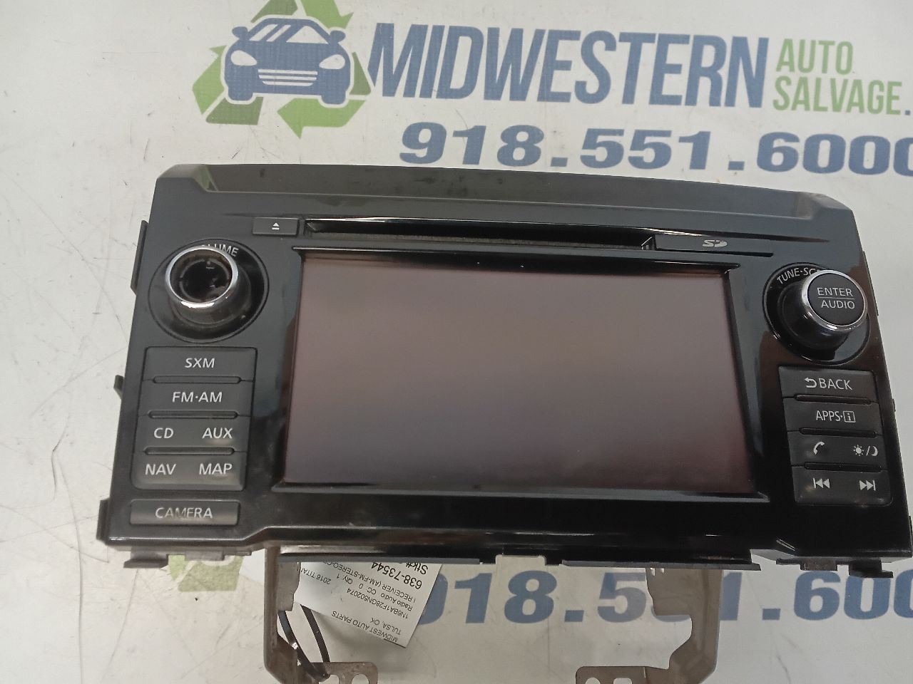 Audio Equipment Radio Display And Receiver Fits 16-17 TITAN XD 9580569