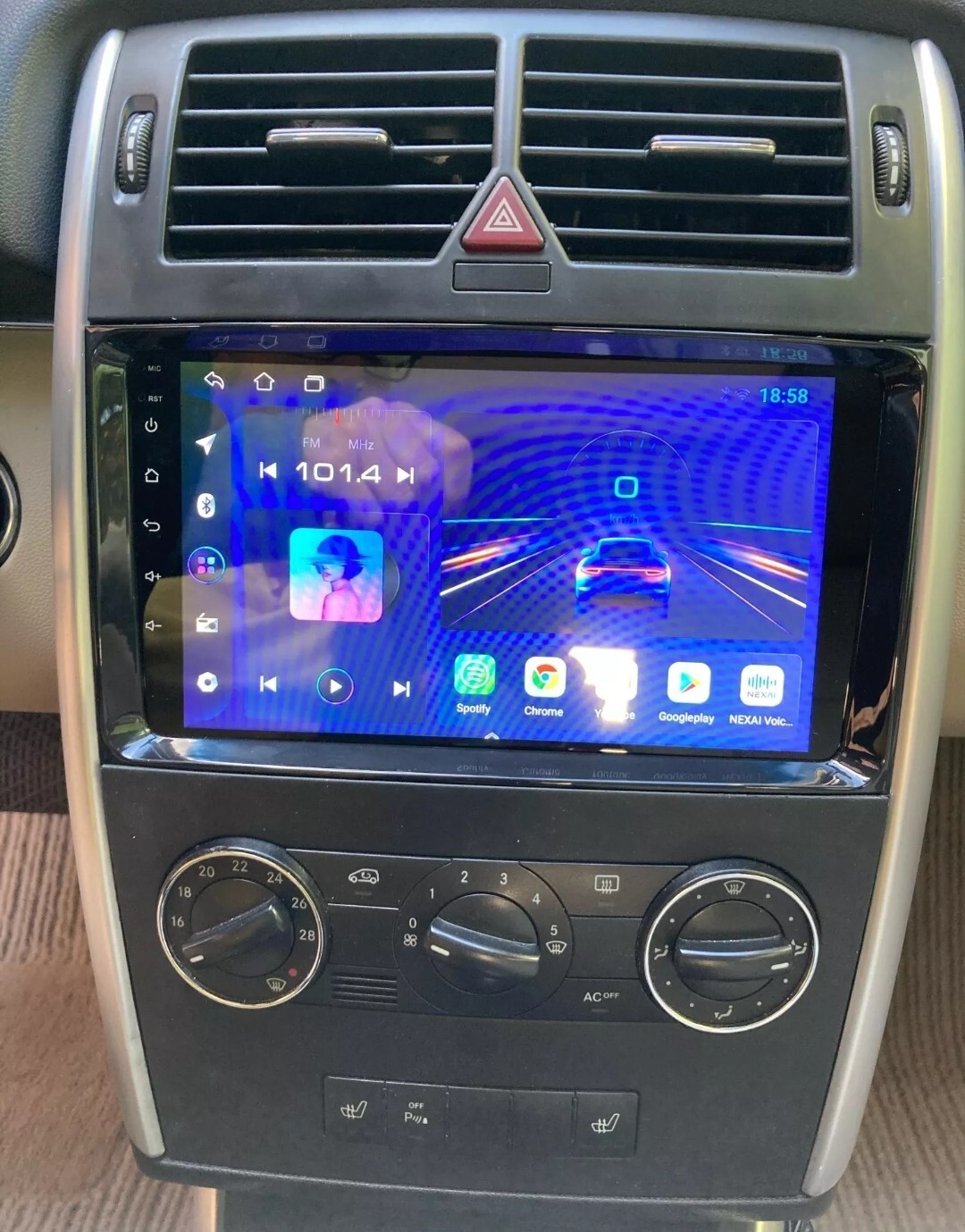 RADIO FOR MERCEDES A CLASS W169 B W245 BLUETOOTH ANDROID GPS RDS WI-FI USB