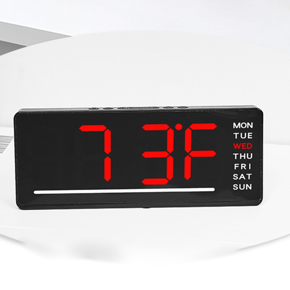Digital Alarm Clock Multi-Function LED Display For Cars Yachts RV Home