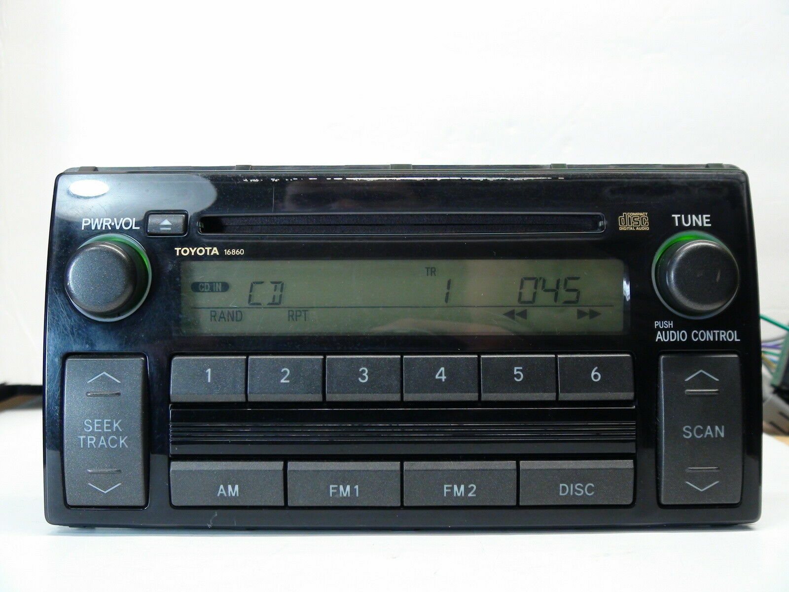 Toyota Camry 2005 2006 CD player base Fujitsu Ten none-JBL 16860 TESTED