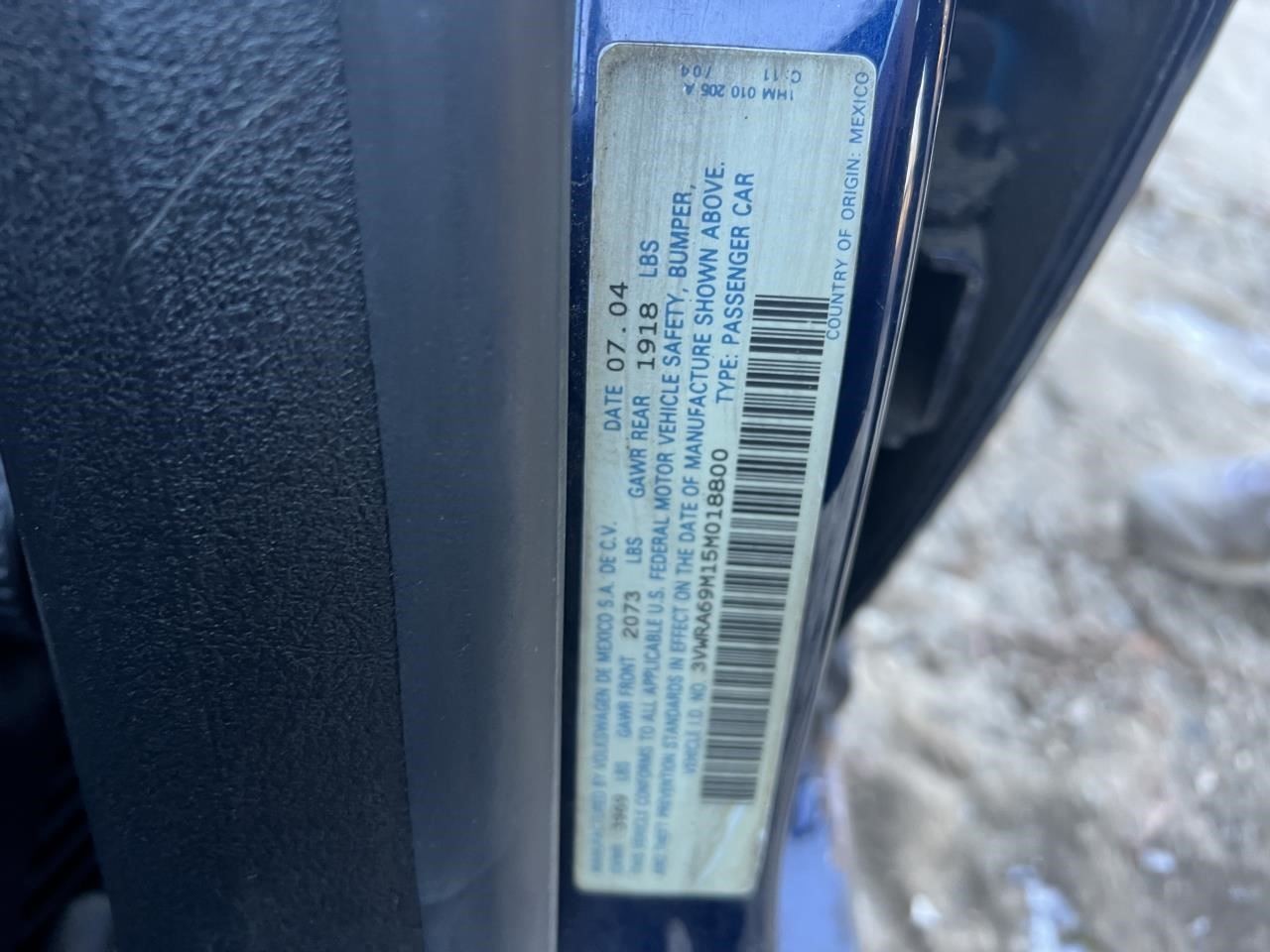 2003-2009 Volkswagen Golf Radio VIN J 8th Digit Includes City OEM 1469650