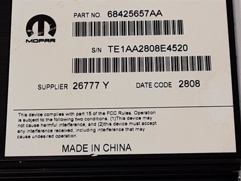 Audio Equipment Radio Amplifier 276 Watt Opt RD7 Fits 17-23 CHALLENGER 2596117