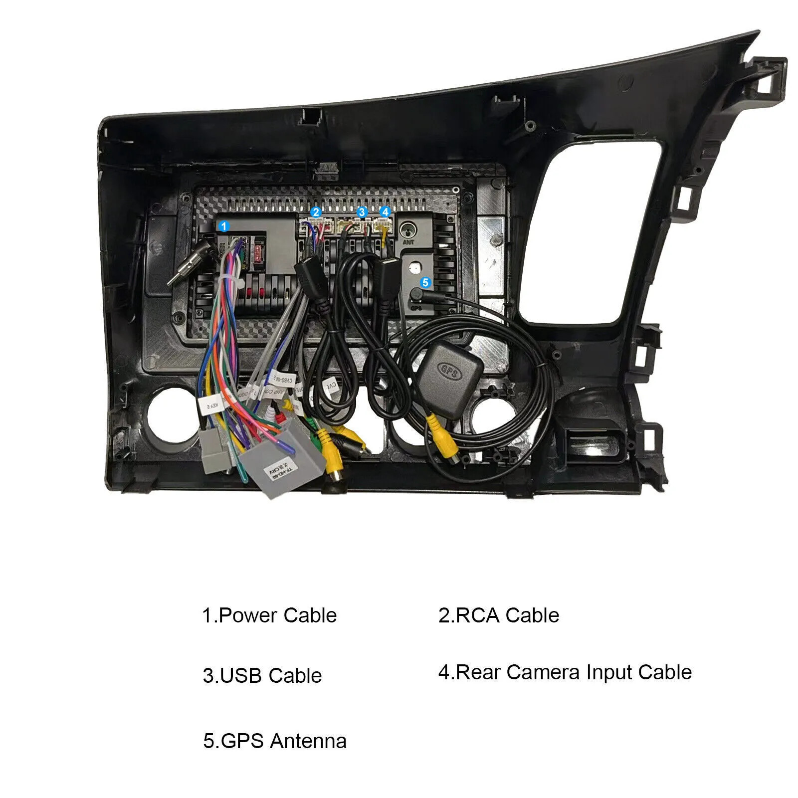 For Honda Civic 2006-2011 Apple CarPlay 10″ Android 13 Car Stereo GPS WiFi 4+64G