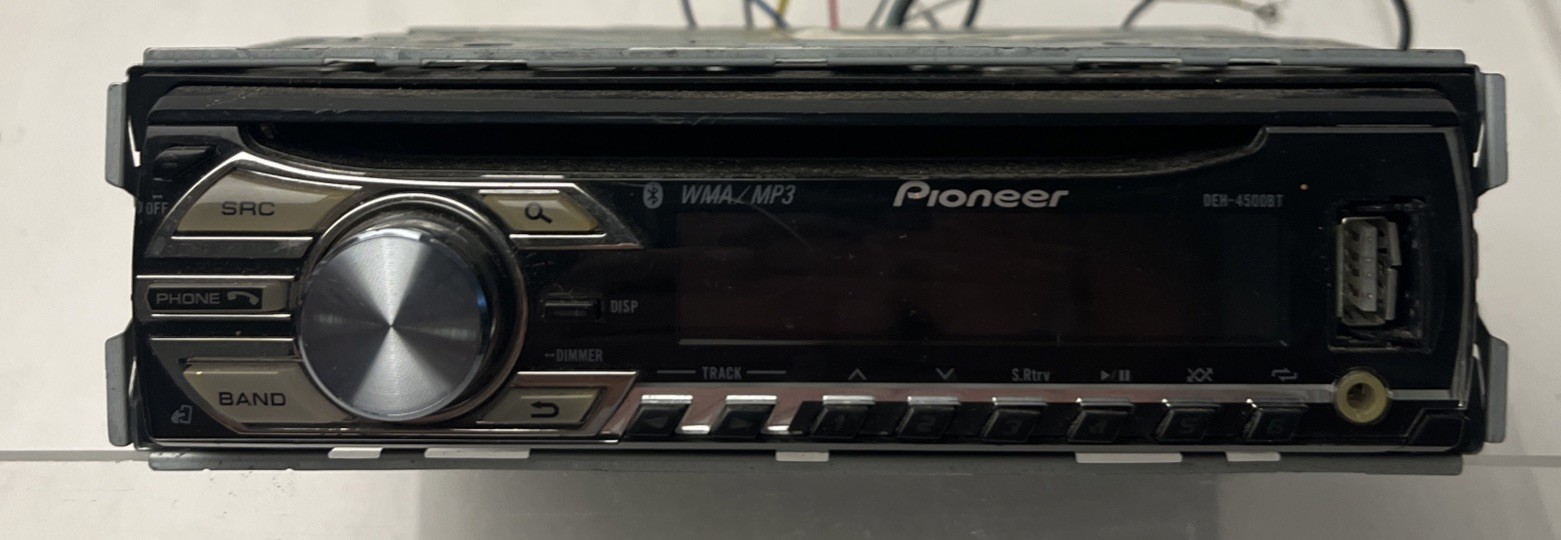 Pioneer DEH-4500BT Car Stereo CD Player Bluetooth USB AUX Radio Unit – Tested