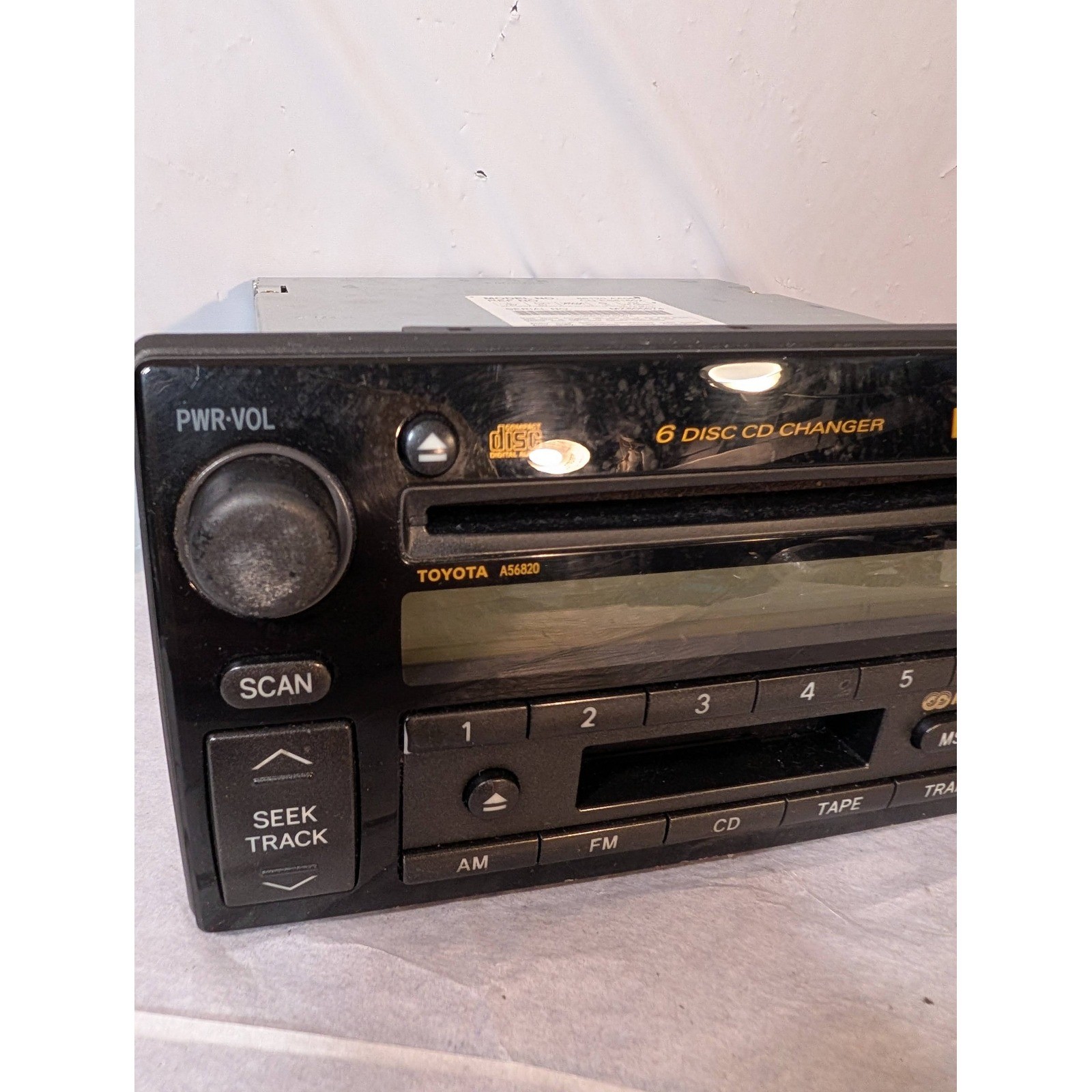 Toyota 86120 AA060 CQ ESB160X 6 CD Changer AM FM Car Stereo Radio Receiver JBL