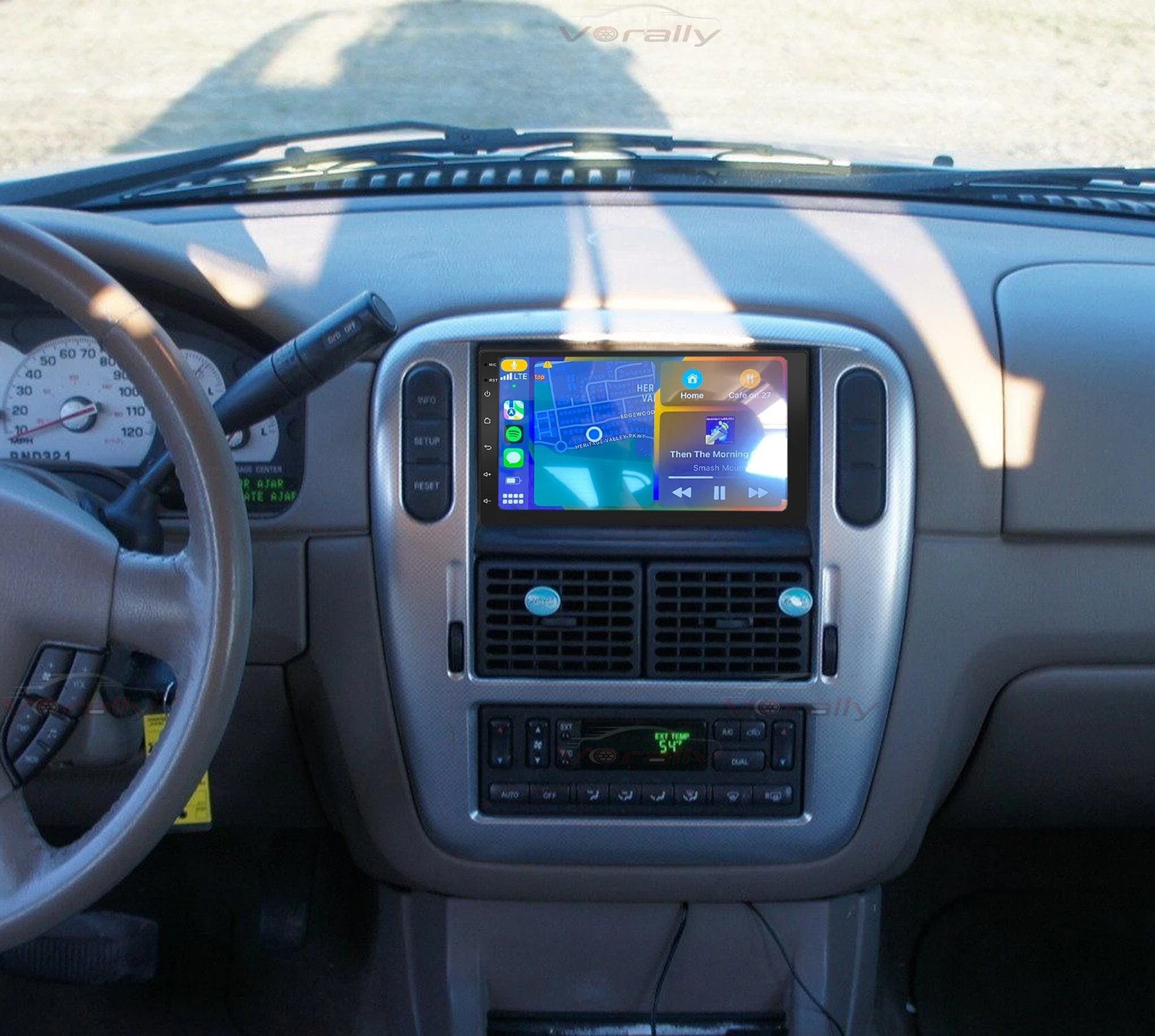4+64G For 2002-2005 Mercury Mountaineer Android 15 Stereo Radio CarPlay GPS