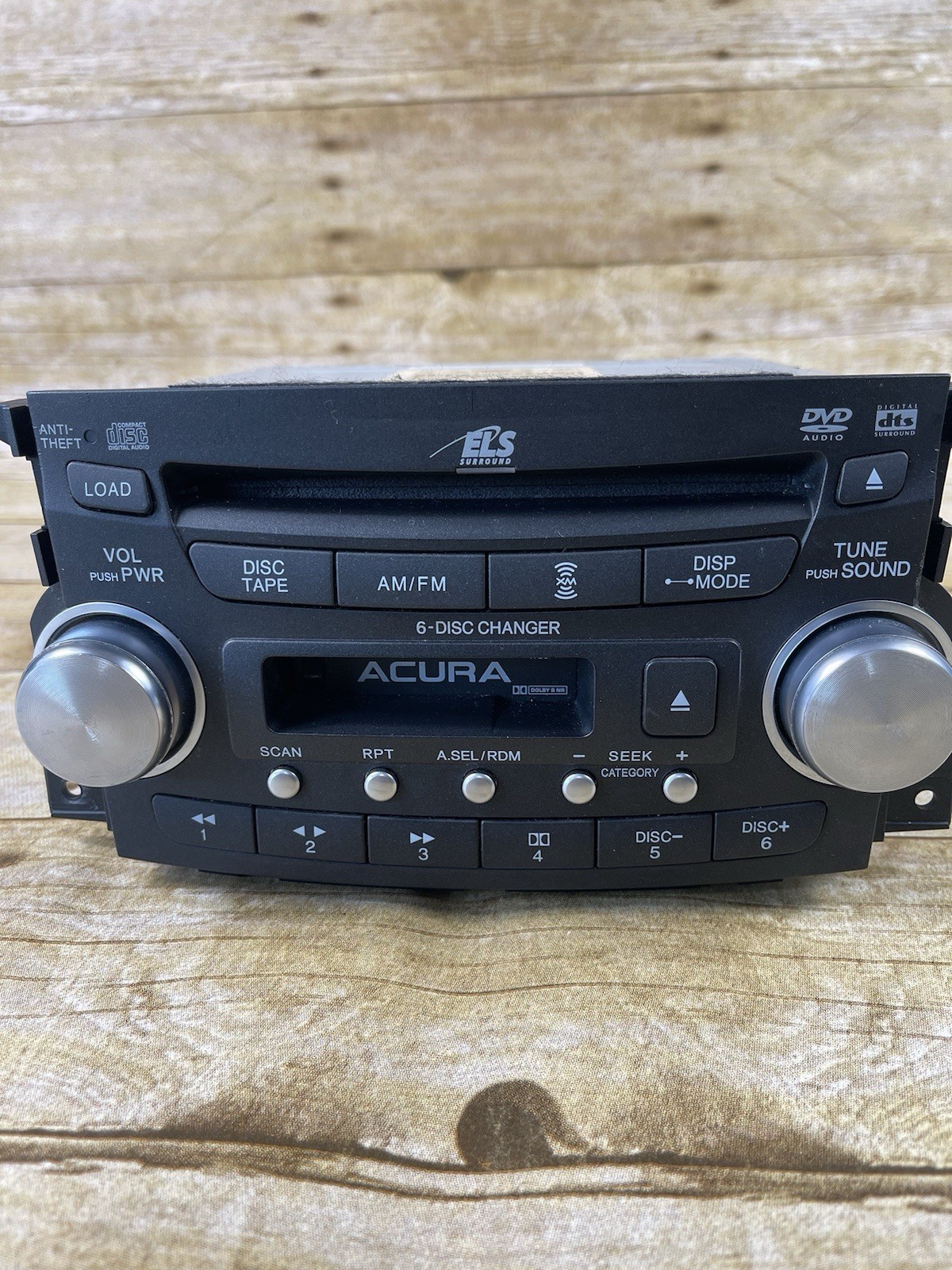 2004 Acura TL AM/FM,6CD/DVD, 39100-SEP-A000 – UNKNOWN if Code – AS IS