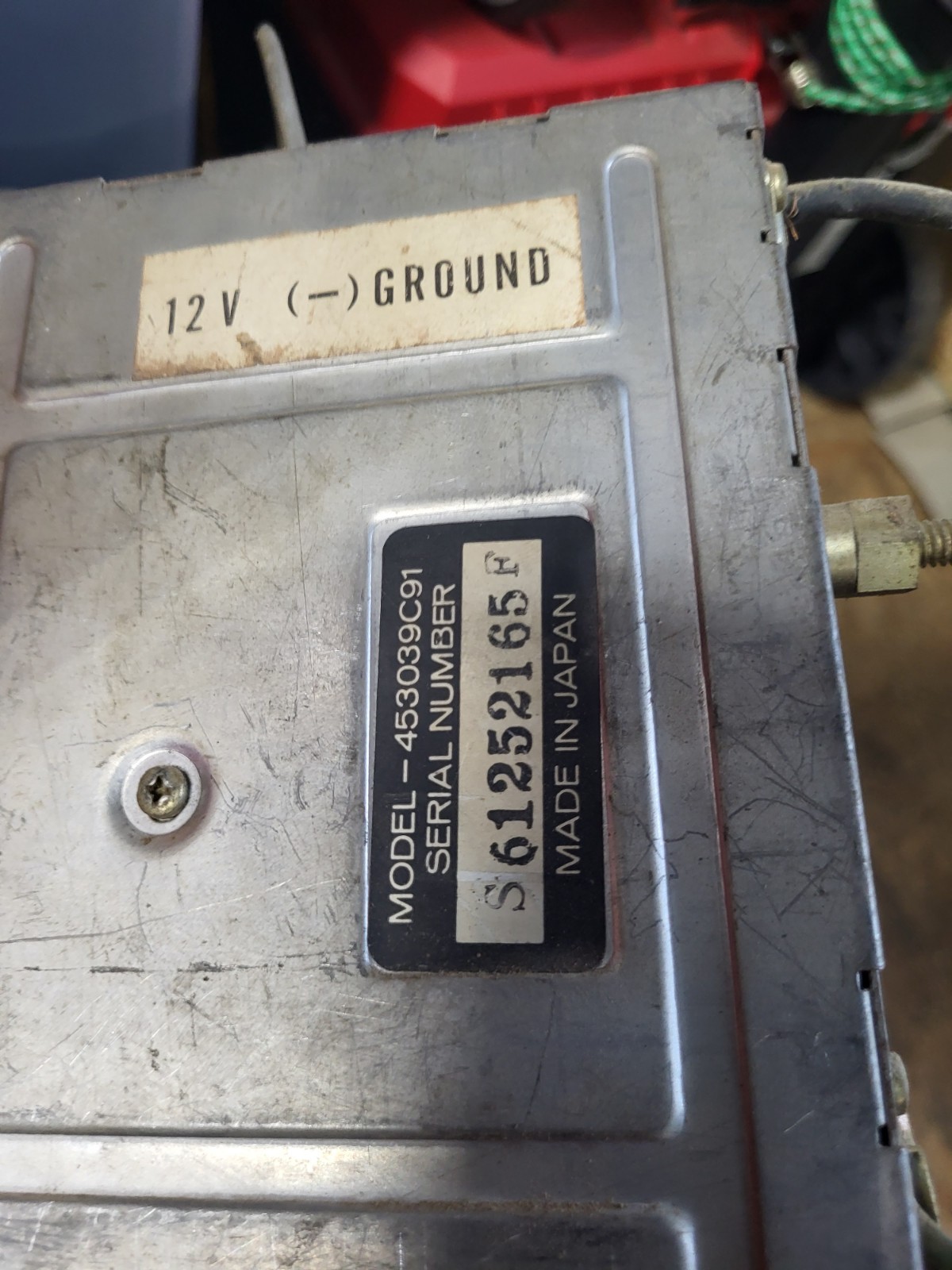 Antique Genuine Factory AM Car Radio 453039c91 Unknown Year Parts Only Untested