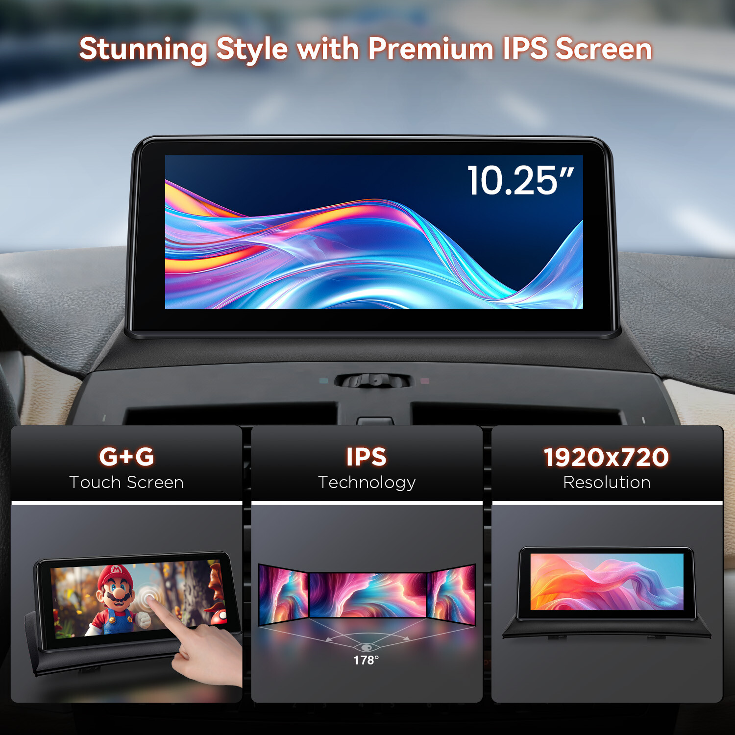 For BMW X3 E83 2004-09 10.25″ Android 14 Car GPS Nav Stereo 8Core 4+64GB CarPlay