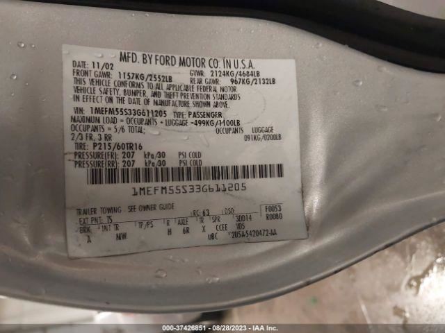 Audio Equipment Radio Am-fm-cassette-cd Control Fits 01-03 SABLE 378691