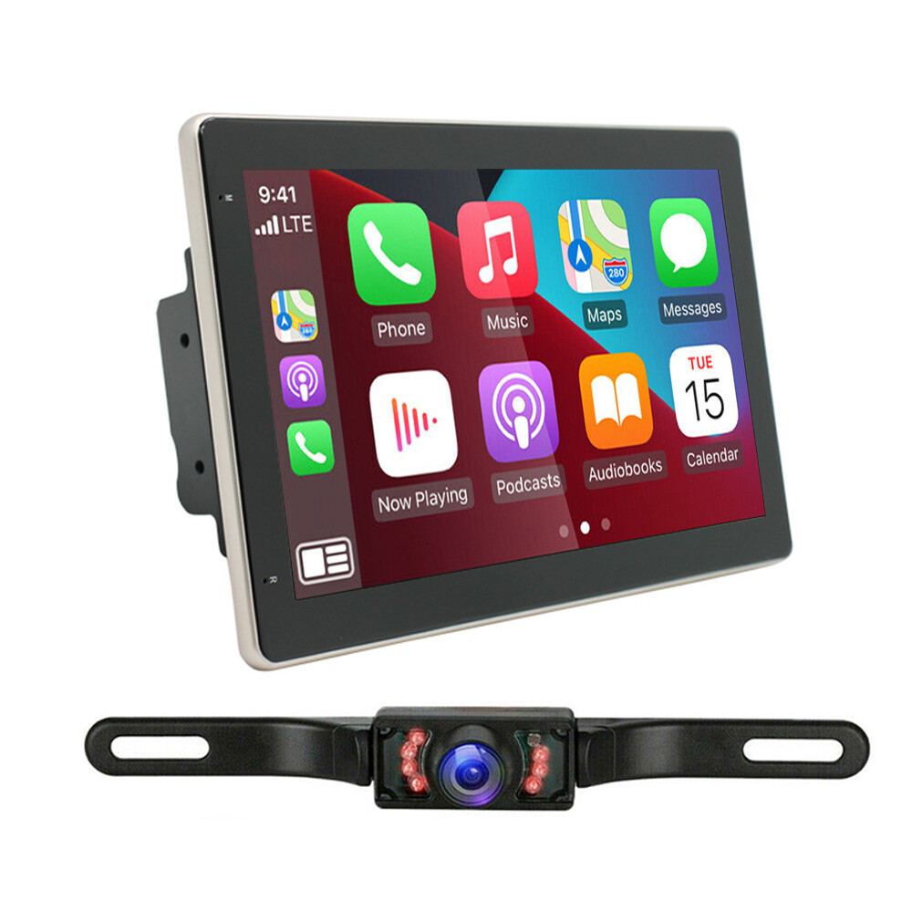2DIN 10” Rotatable Android 13 Touch Screen Fit For Carplay Car Stereo Radio GPS