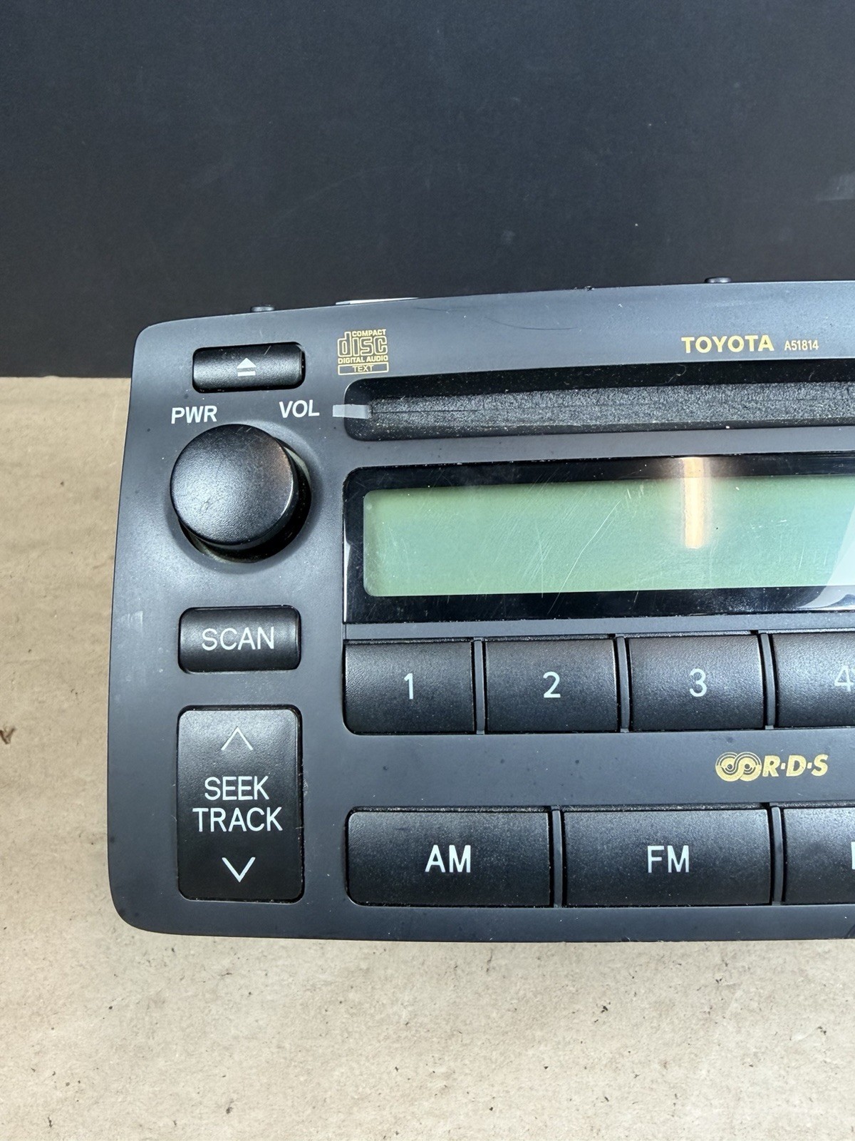 04-07 TOYOTA Corolla JBL RDS Radio Stereo 6 Disc Changer CD Player 86120-02440