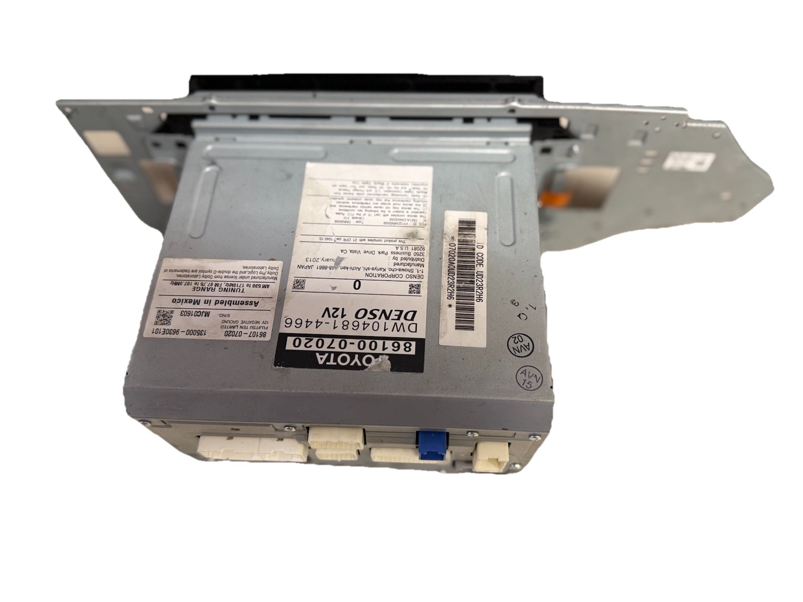 2013-2015 TOYOTA AVALON AM FM RADIO RECEIVER DISPLAY SCREEN GPS OEM 86100-07020