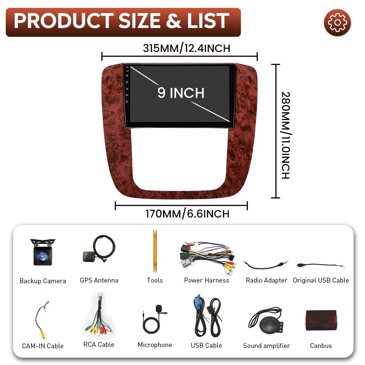 For CarPlay Android 13 Car Radio Stereo IPS QLED