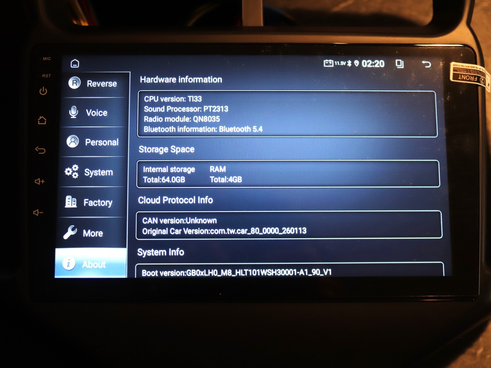 2017-2018 Chevy Sonic 4G+64G 9-inch Head Unit with Apple CarPlay/Android Auto