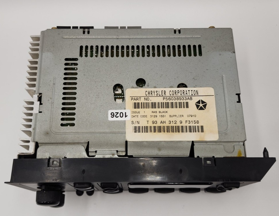 1984-2001 Jeep Dodge Ram OEM AM FM Radio P04858556AD *Tested*