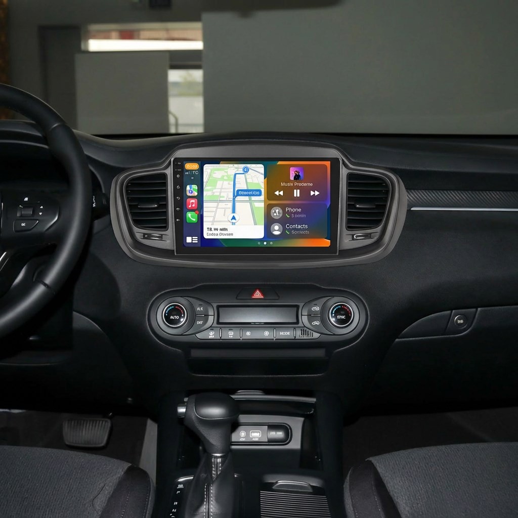 4+64GB For Kia Sorento 2015-2020 Android 15 Carplay Stereo Radio GPS Screen +Cam