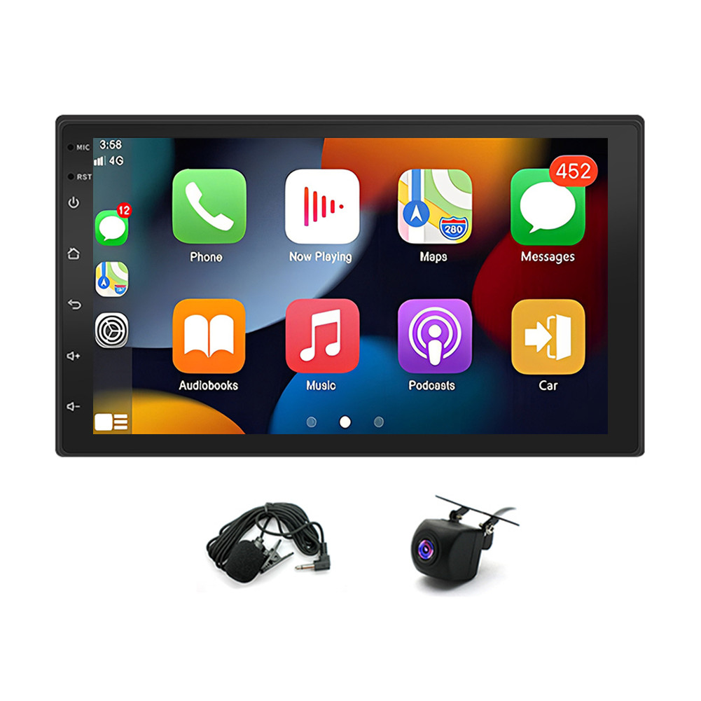 7” Car Stereo Radio Apple CarPlay Touch Screen BT For Nissan Rogue Versa Juke