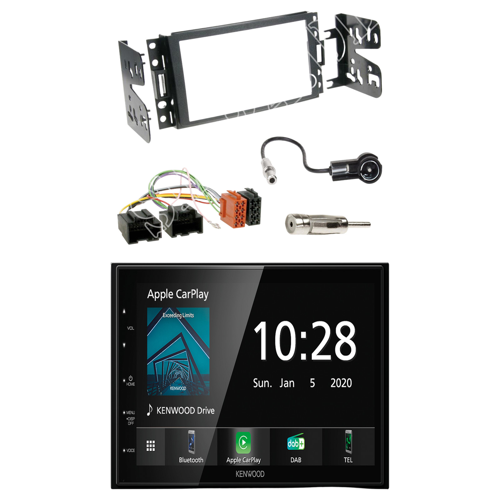 Kenwood DMX5020DABS Radio DAB With Fitting Kit For Chevrolet Corvette C6 2005-2013