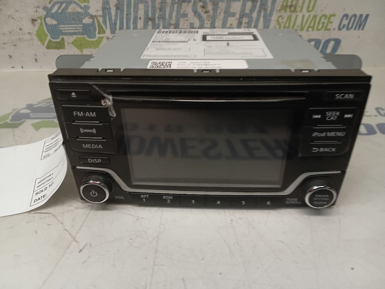 Audio Equipment Radio Receiver Am-fm-stereo Fits 17-19 SENTRA 9592494