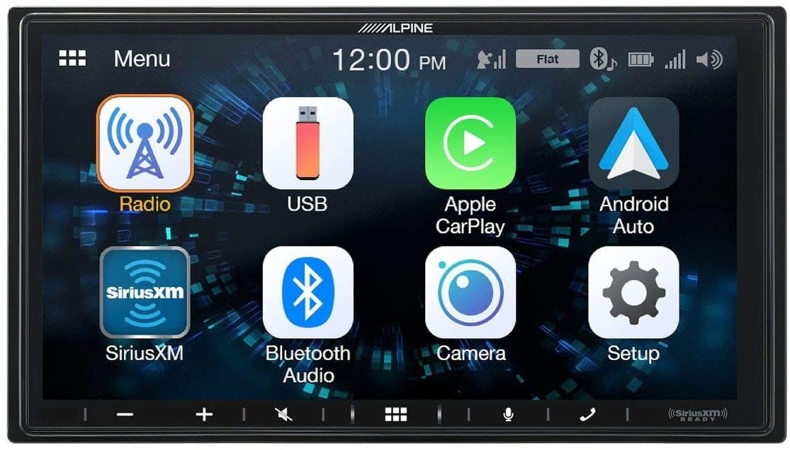 Alpine iLX-W670 7″ Mech-Less Receiver Compatible with Apple CarPlay Android Auto