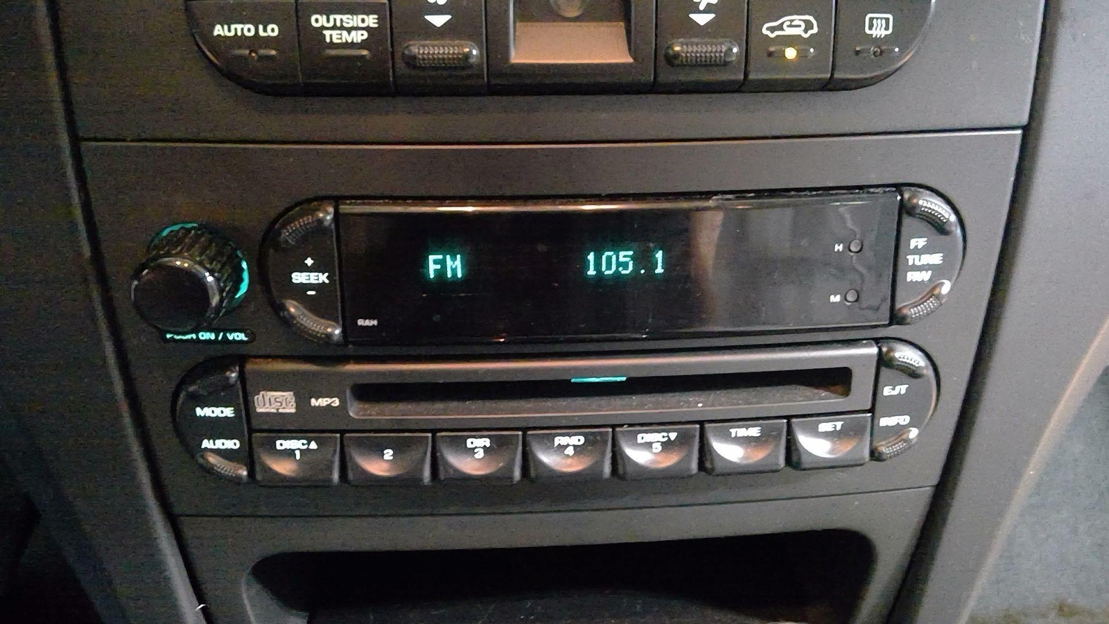 2004-08 Chrylser Pacifica AM-FM-CD Radio Receiver opt RAH Tested OEM#5094564AC