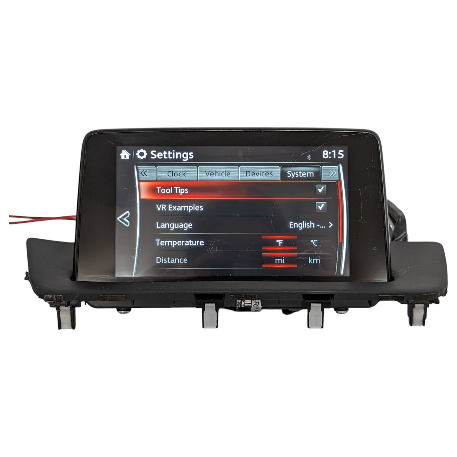 2016 – 2019 Mazda CX-9 OEM Radio Multi Media Display Screen 8″ Inch