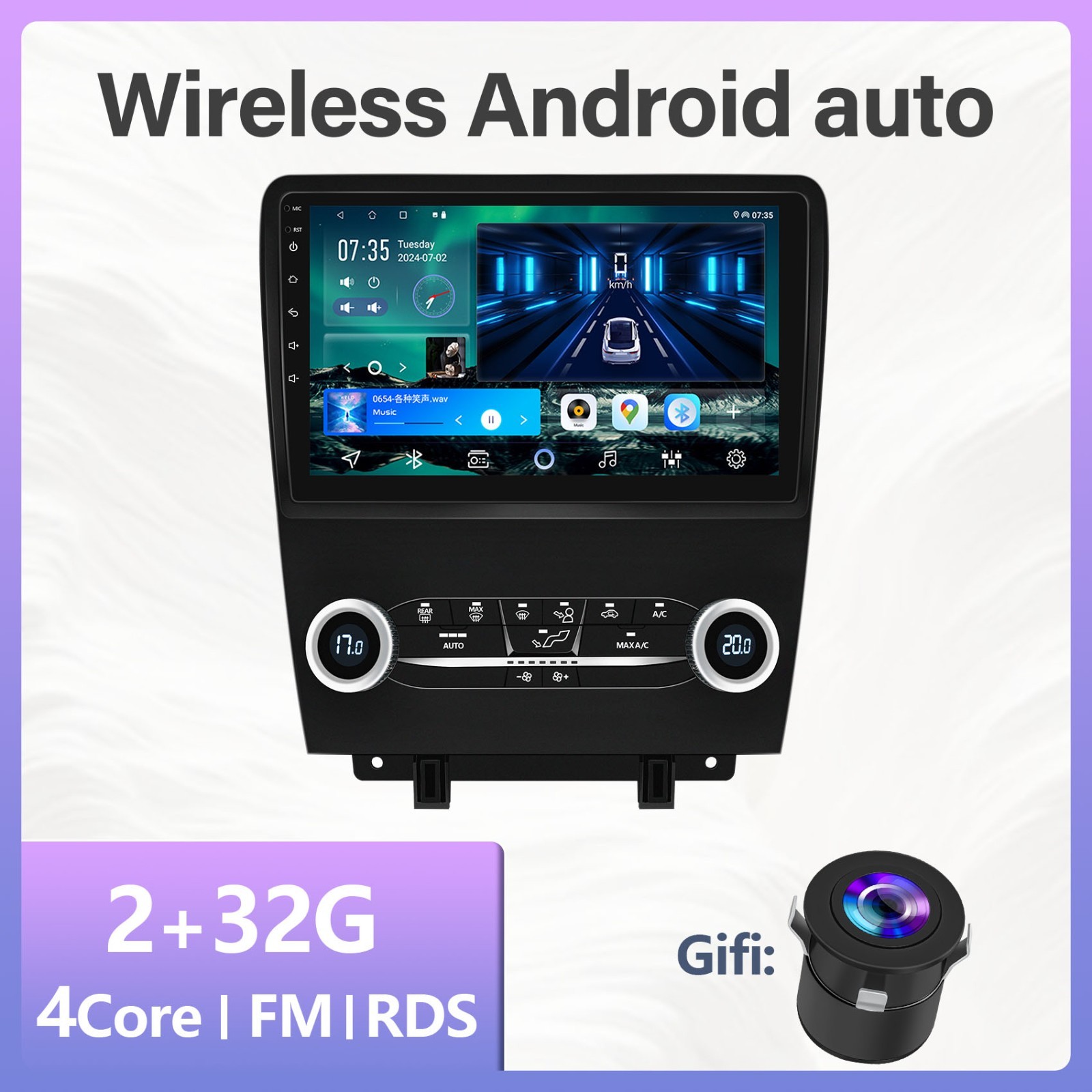 10.1″ For Ford Mustang 2010-2014 Android 13 Car Radio Stereo Carplay GPS Navi BT