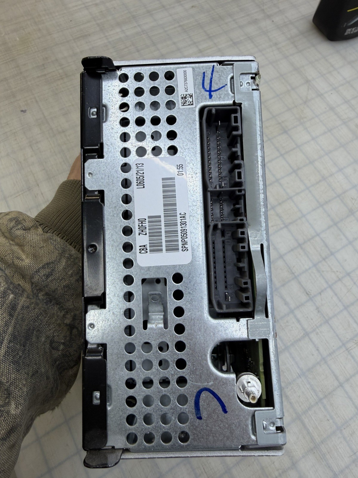 OEM Chrysler AM FM Audio Car Stereo Radio P05091195AC Working Dodge Jeep MP3 CD