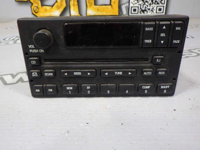 2002 2003 FORD F150 XLT 5.4 AUTO 4X4 RADIO STEREO PLAYER 1L3F18C869AA OEM