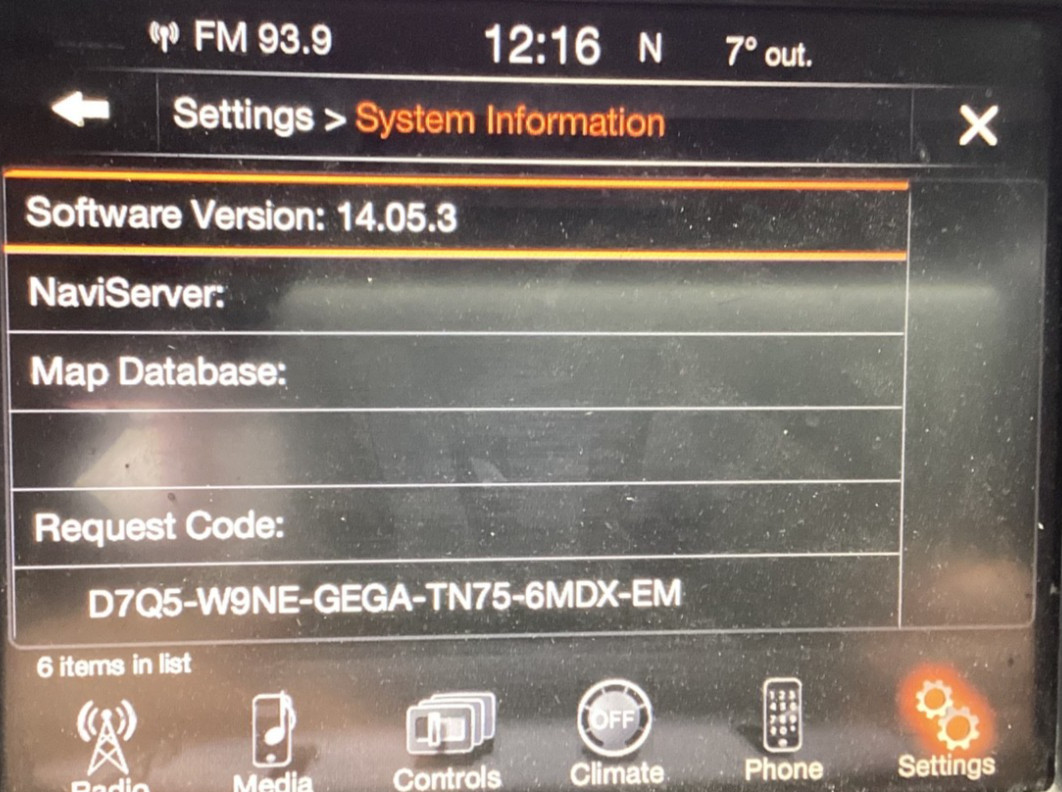 2013-2016 RAM 1500 UCONNECT Multi Media Radio Bluetooth VP3 CA 8.4″ 68258676 OEM