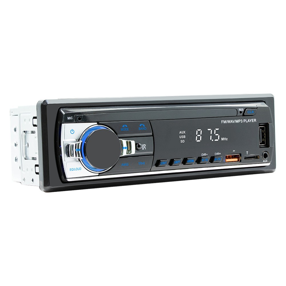 Sleek Black Design Powerful 60W Digital car for mp3 player features USB input