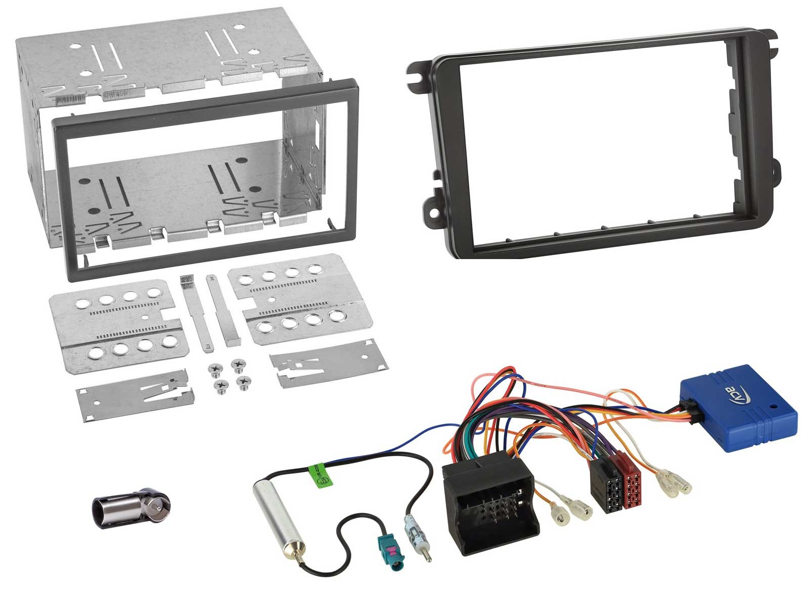 Kenwood DAB USB Bluetooth 2DIN CAN-Bus Car Stereo for VW T5 Caravelle Multivan AB
