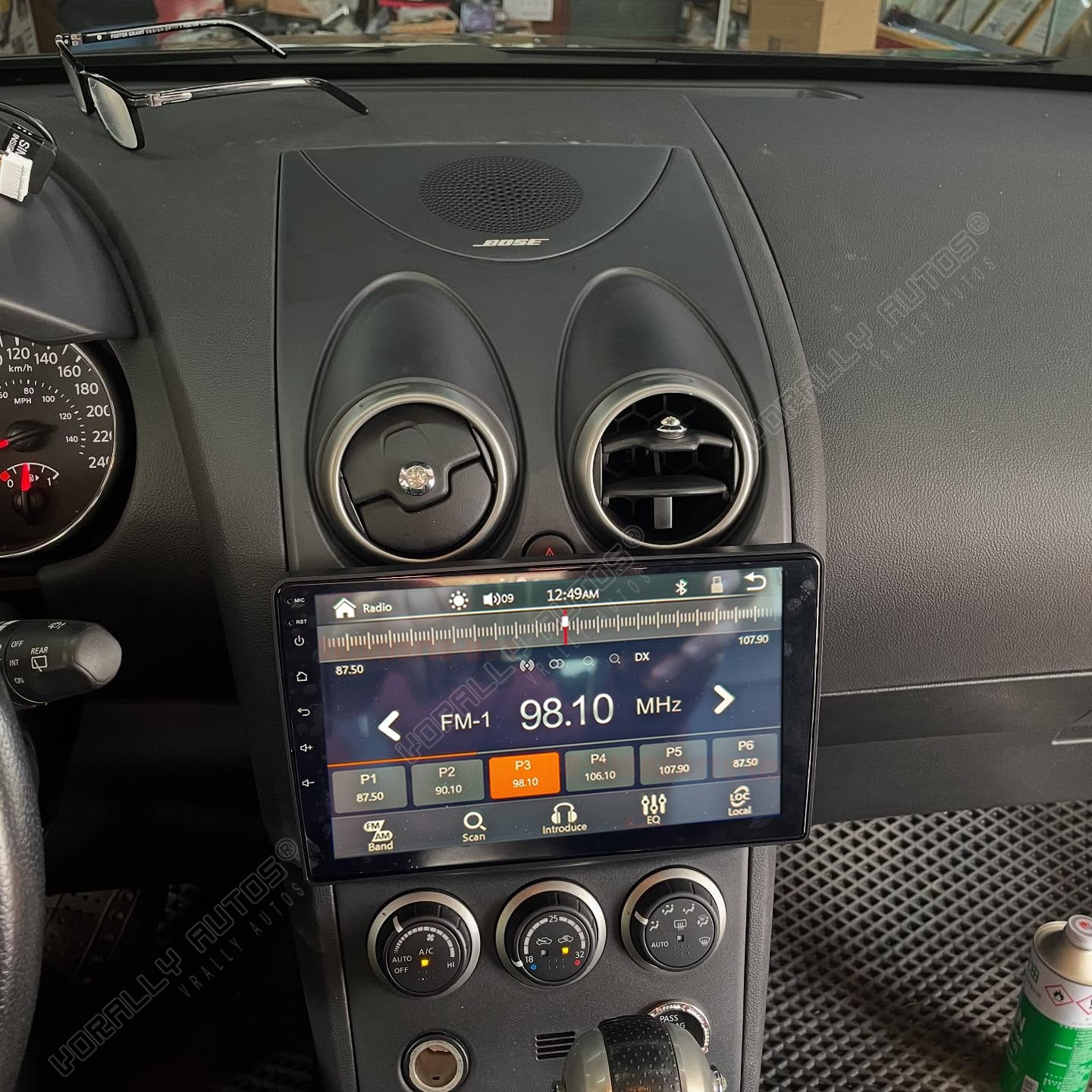 4+64G For 2008-2013 Nissan Rogue Apple Carplay Android 15 Car Stereo Radio GPS